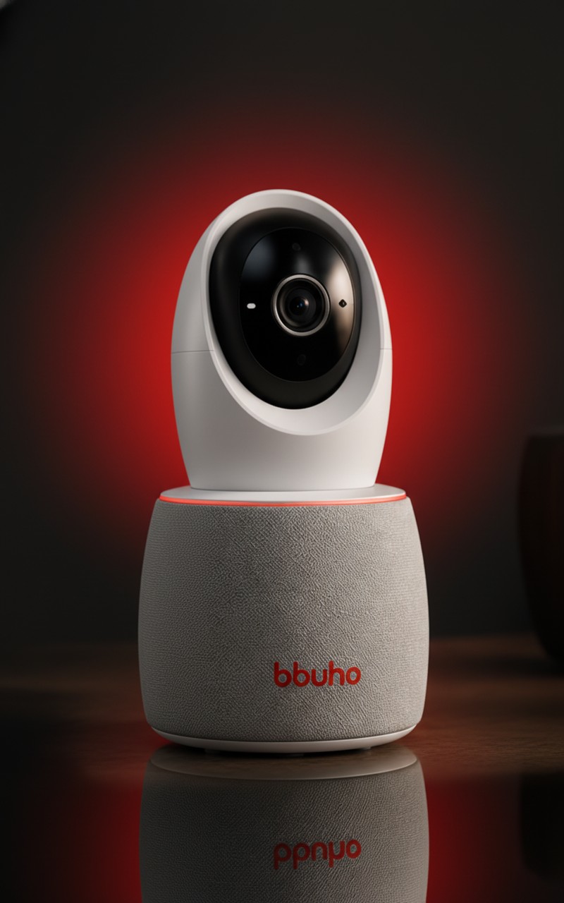 bbuho ONE — dispositivo Empleado IA con cámara de visión 360°, audio envolvente y altavoz inteligente